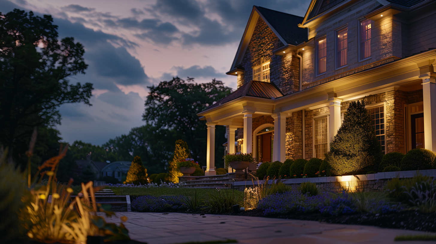 Residential Landscape Lighting Image